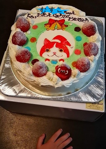 ジバニャンサンタケーキ